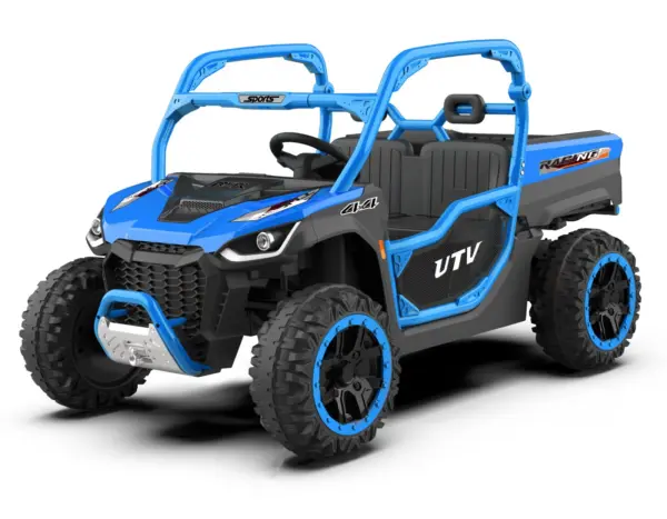 Elektriline lasteUTV Ranger 4x4, 2 istekohta, 300W 24V, Premium, sinine