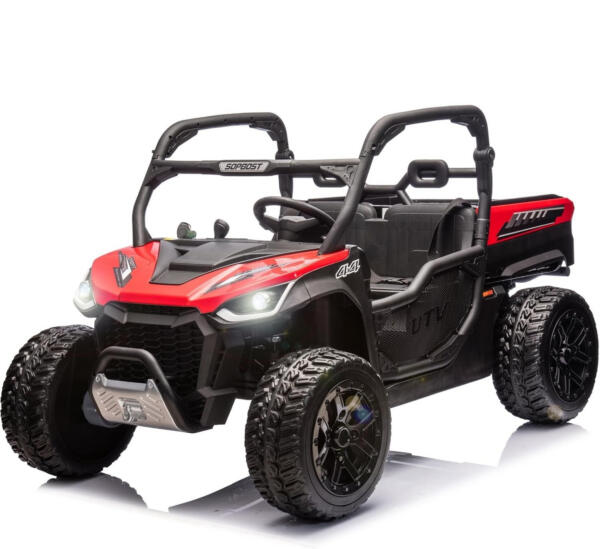 Elektriline lasteUTV Ranger 4x4, 2 istekohta, 300W 24V, Premium, punane