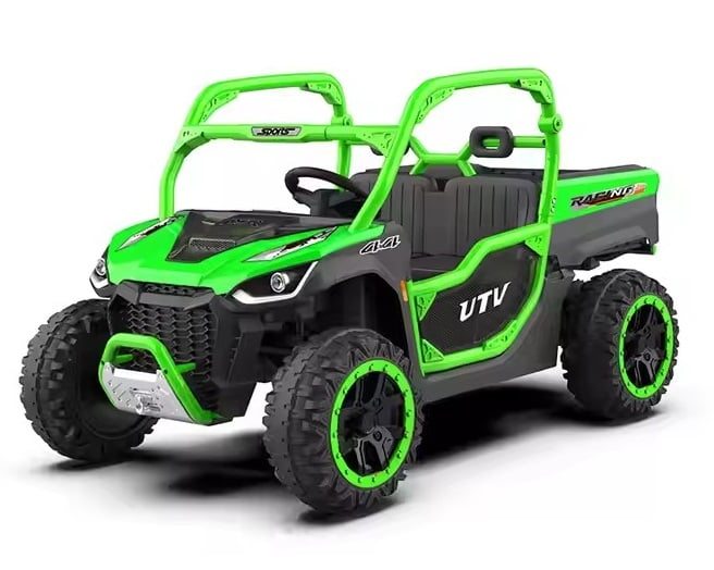 Elektriline lasteUTV Ranger 4x4, 2 istekohta, 300W 24V, Premium, roheline