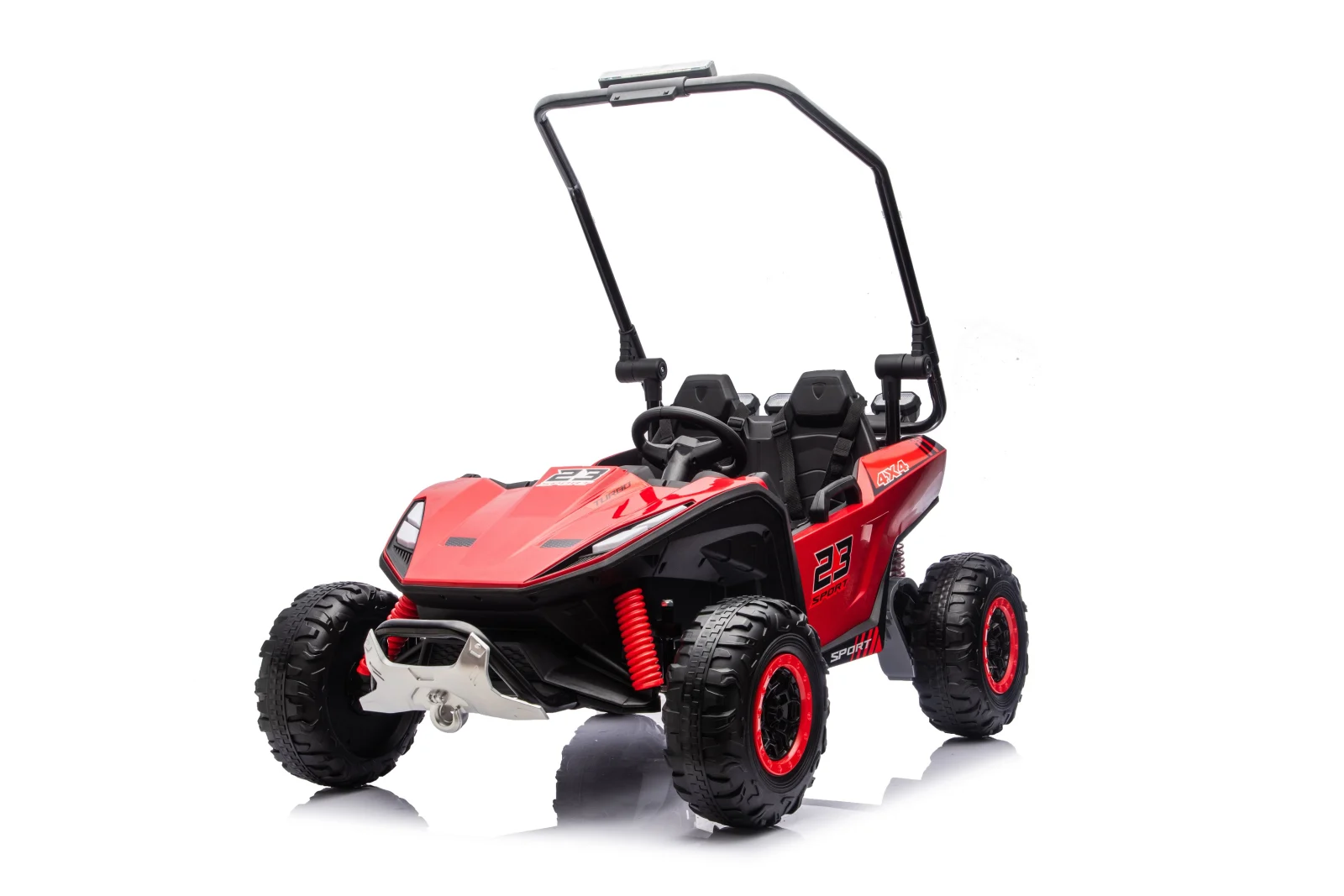 Vector V2 Dune-Buggy elektriline UTV 2 lapsele, 220W, 12V, EVA-rattad, ökonahk, Premium, punane - Pilt 5