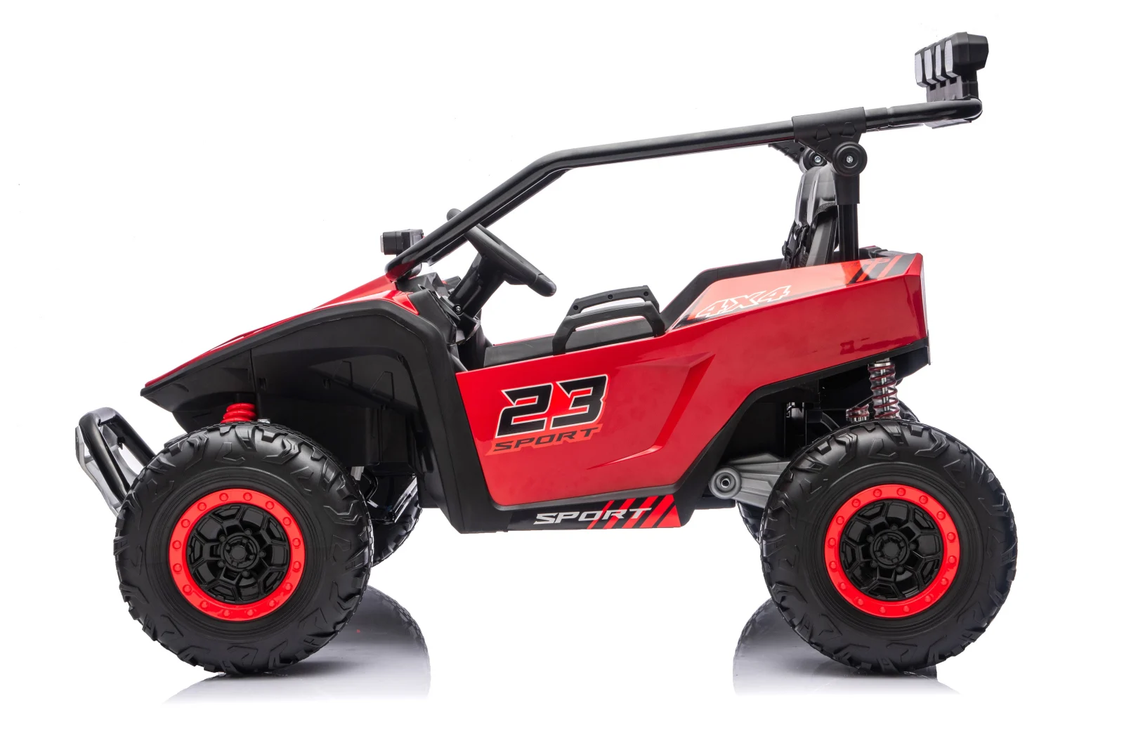 Vector V2 Dune-Buggy elektriline UTV 2 lapsele, 220W, 12V, EVA-rattad, ökonahk, Premium, punane - Pilt 2