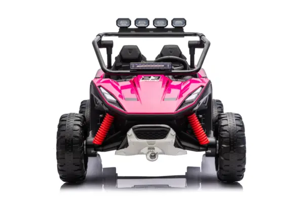 Vector V2 Dune-Buggy elektriline UTV 2 lapsele, 220W, 12V, EVA-rattad, ökonahk, Premium, roosa