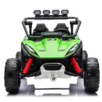 Vector V2 Dune-Buggy elektriline UTV 2 lapsele, 220W, 12V, EVA-rattad, ökonahk, Premium, roheline