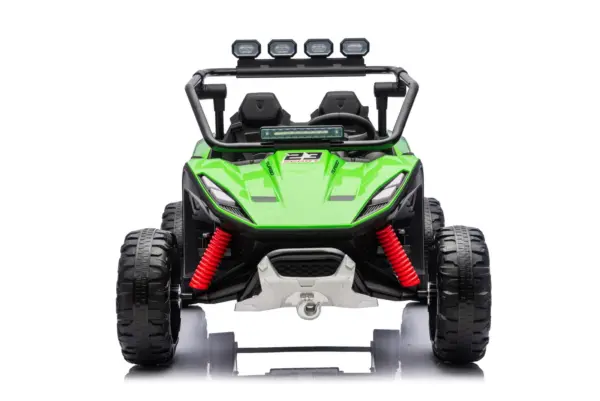 Vector V2 Dune-Buggy elektriline UTV 2 lapsele, 220W, 12V, EVA-rattad, ökonahk, Premium, roheline