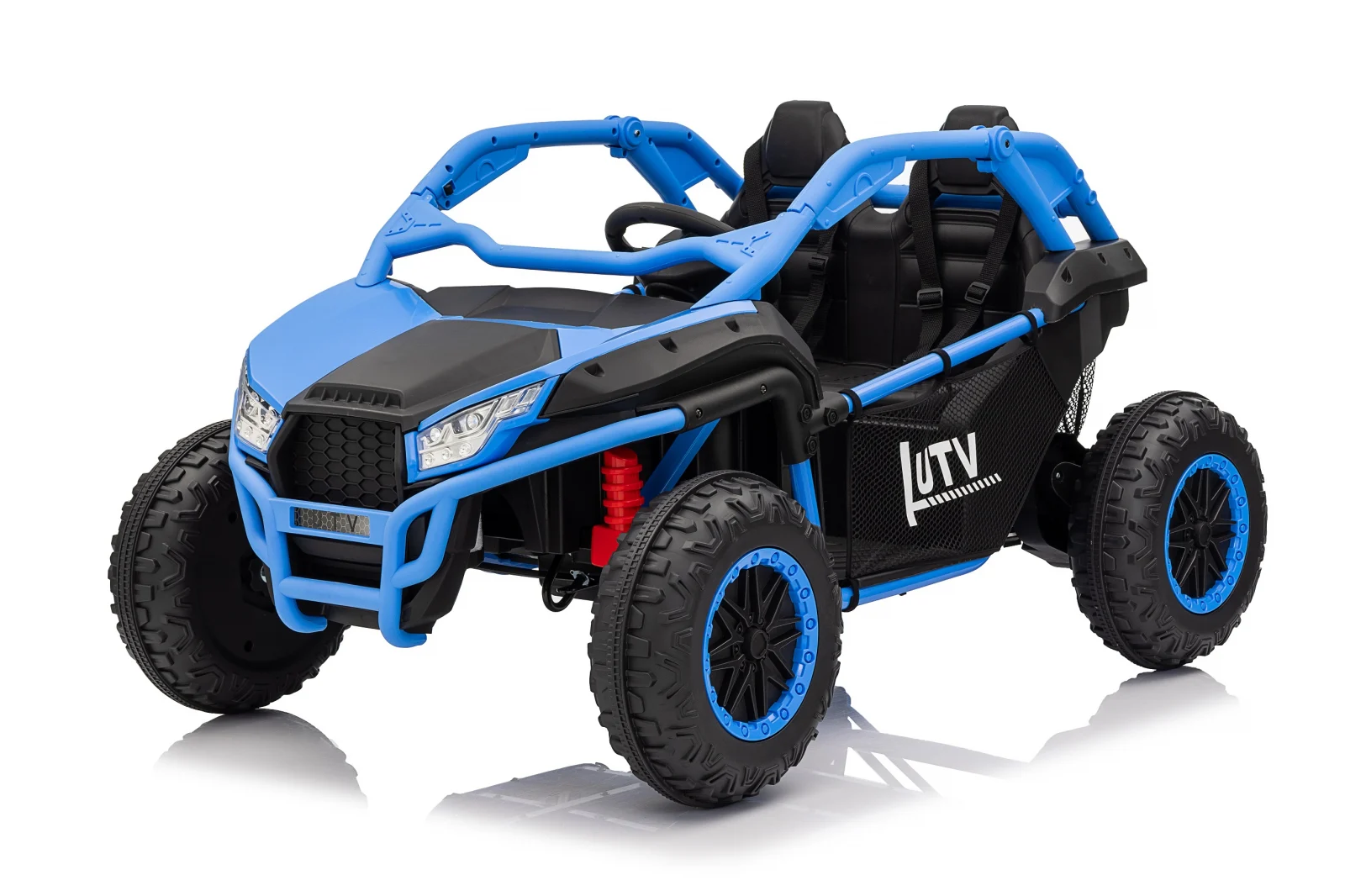 Elektriline laste UTV Dune-Buggy SPORT, 2 istekohta, 800W, 24V 10Ah, 4x4, premium, sinine - Pilt 3