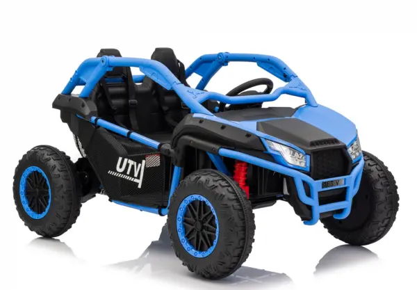 Elektriline laste UTV Dune-Buggy SPORT, 2 istekohta, 800W, 24V 10Ah, 4x4, premium, sinine