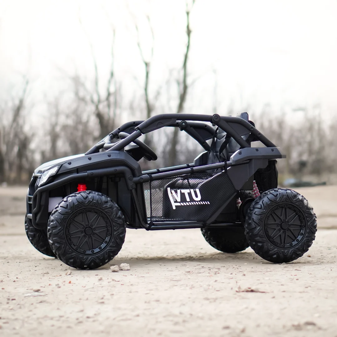Elektriline laste UTV Dune-Buggy SPORT, 2 istekohta, 800W, 24V 10Ah, 4x4, premium, must - Pilt 3
