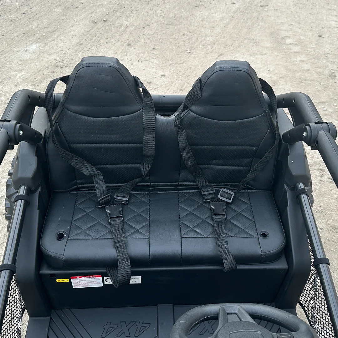 Elektriline laste UTV Dune-Buggy SPORT, 2 istekohta, 800W, 24V 10Ah, 4x4, premium, must - Pilt 4