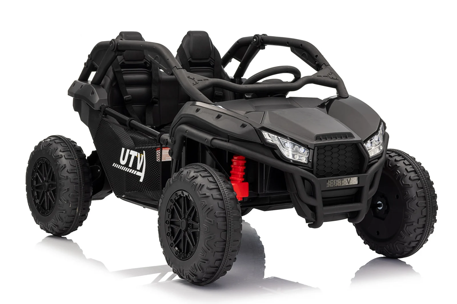 Elektriline laste UTV Dune-Buggy SPORT, 2 istekohta, 800W, 24V 10Ah, 4x4, premium, must