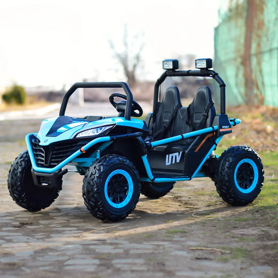 Elektriline lasteUTV Dune-Buggy, 2 istekohta, 200W, 12V, EVA-rattad, sinine - Pilt 3