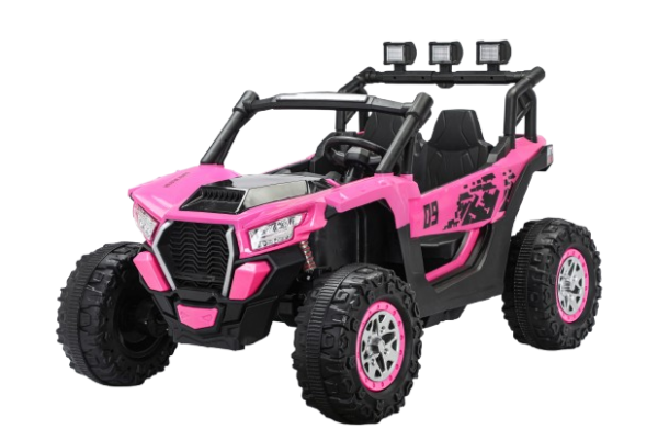 Elektriline laste UTV RZR2000 4x4, 2 istekohta, 180W, 12V, premium varustus, roosa