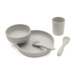 Kikkaboo Platinum Silicone 5-osaline söögikomplekt