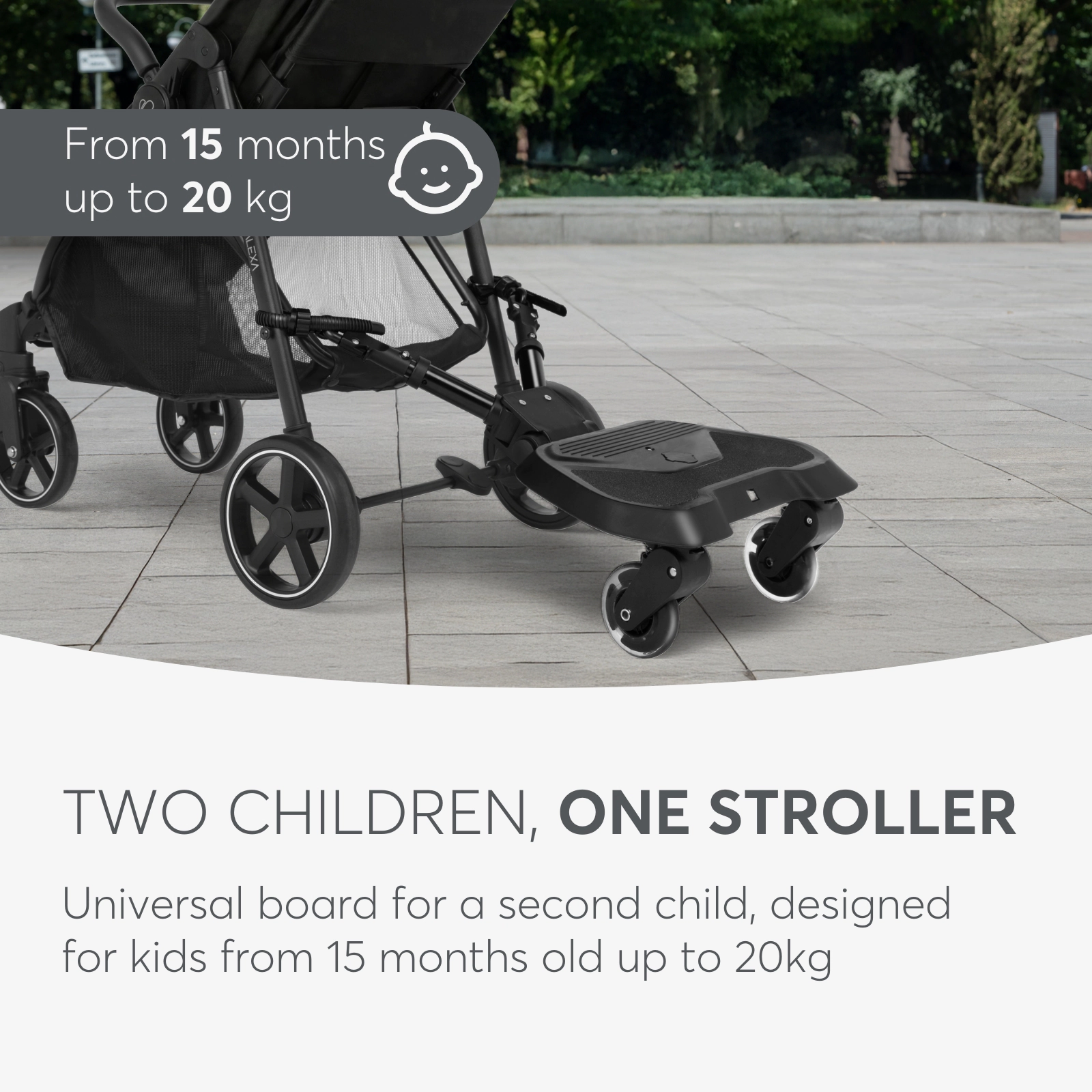 KikkaBoo Ally Black vankri seisulaud - Pilt 7