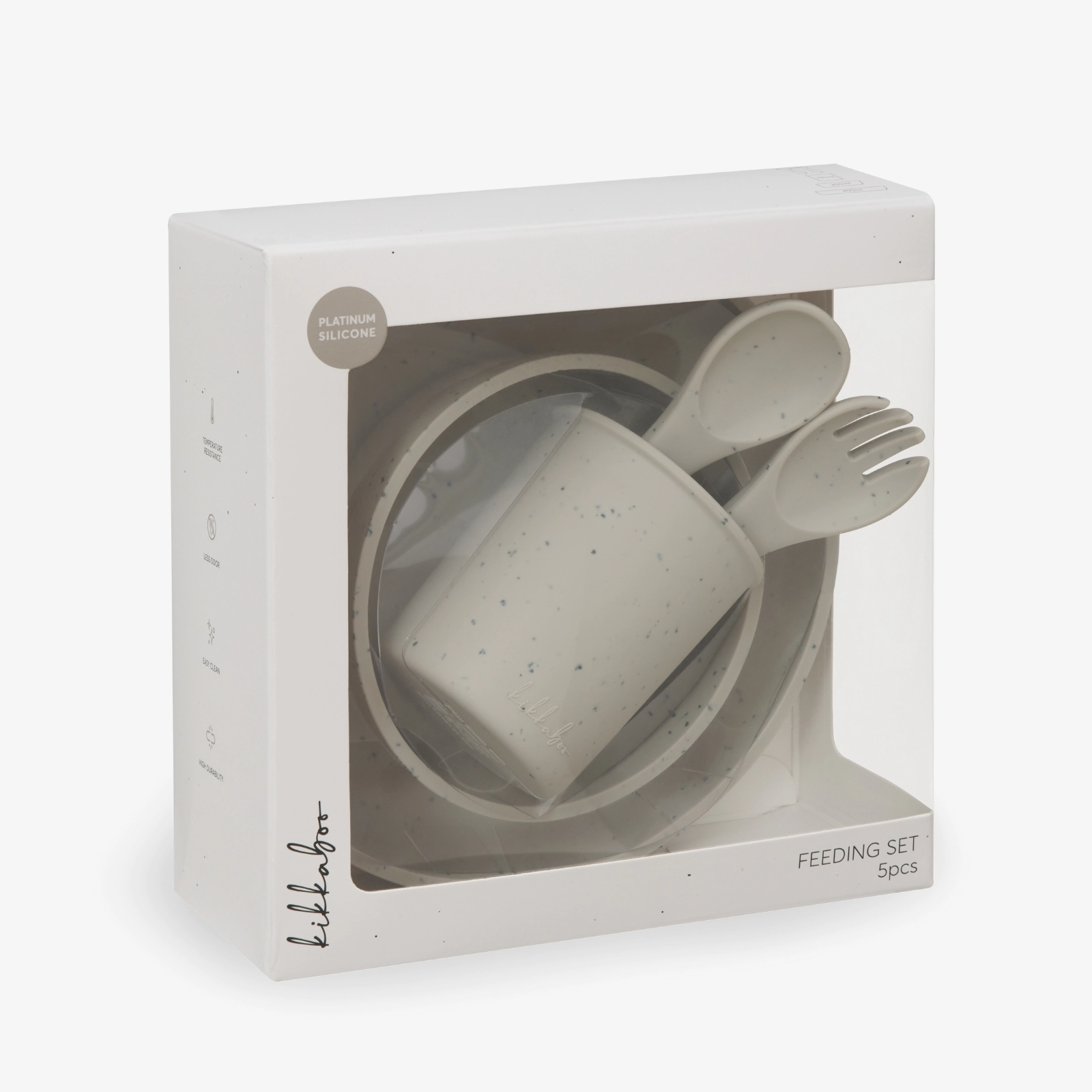 Kikkaboo Platinum Silicone 5-osaline söögikomplekt - Pilt 8