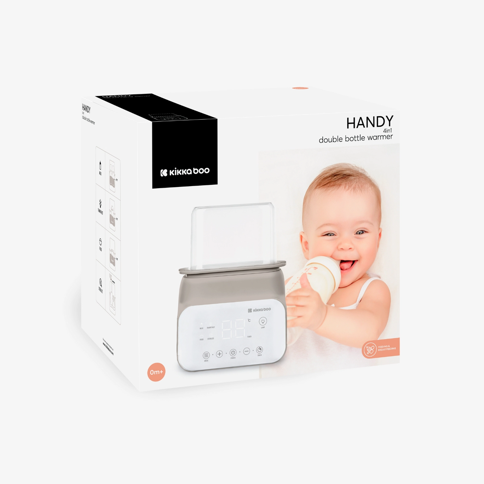 Kikkaboo Handy 4in1 kahekordne lutipudelisoojendaja ja sterilisaator - Pilt 7