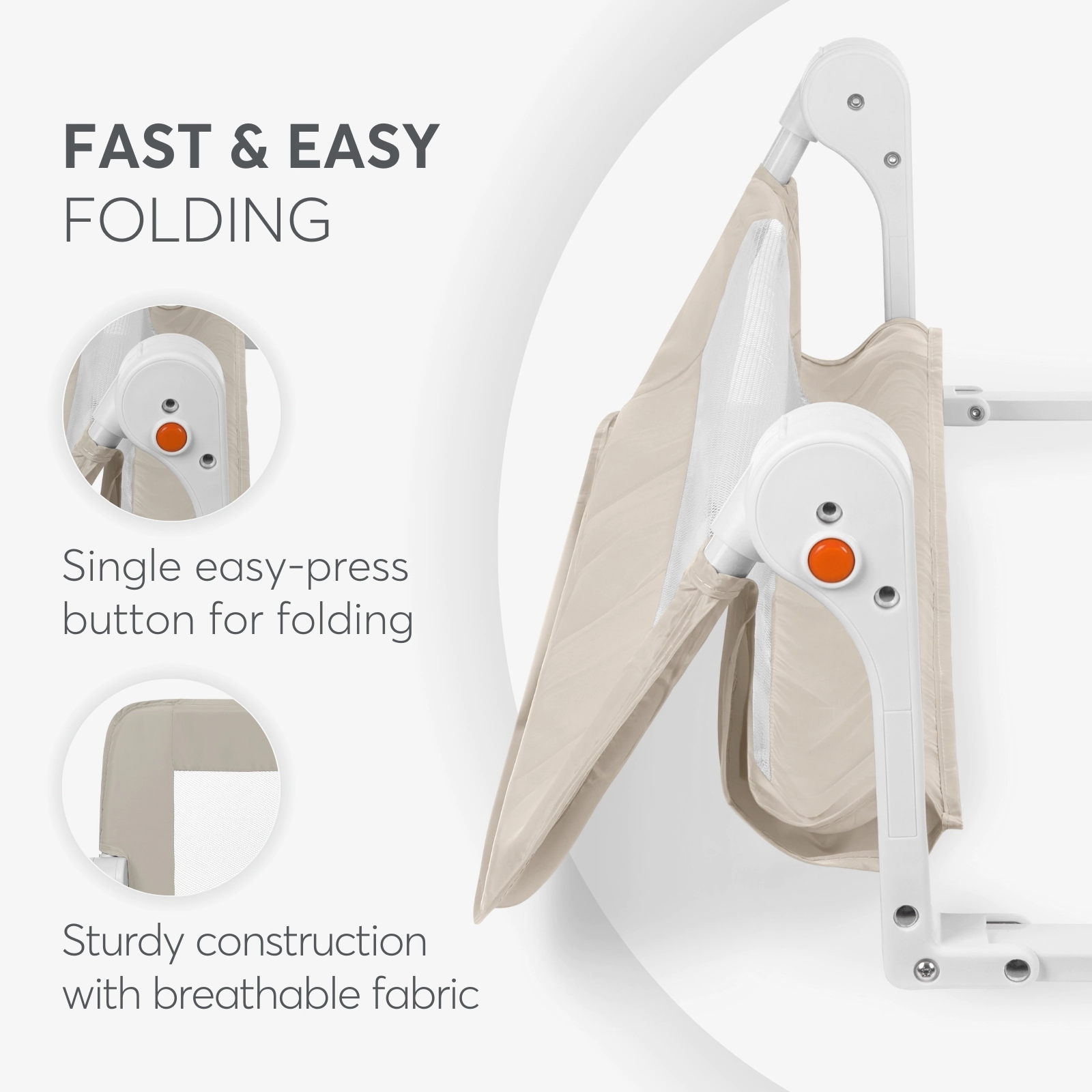 KikkaBoo I am Safe 102 cm voodikaitse - Pilt 2