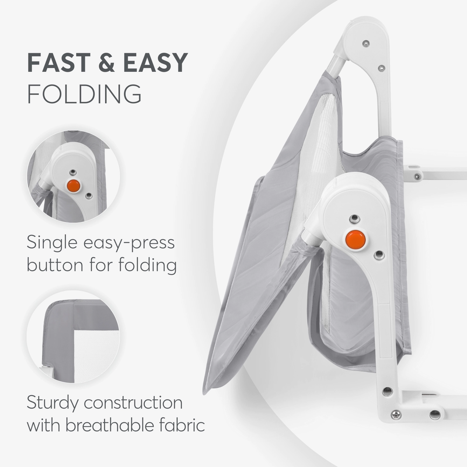 KikkaBoo I am Safe 150 cm voodikaitse - Pilt 3