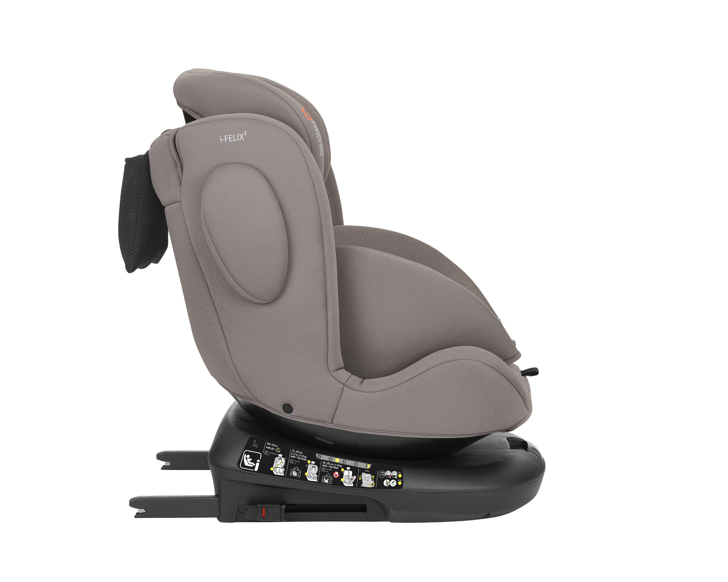 KikkaBoo i-Felix 2 i-Size turvatool 40–150 cm - Pilt 5