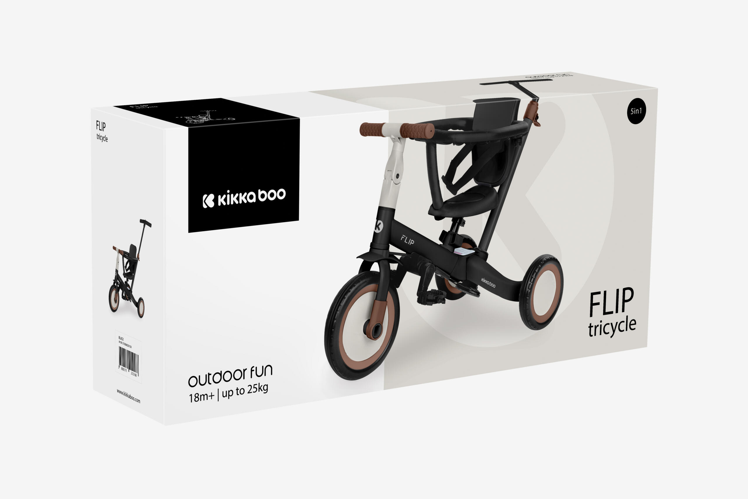 KikkaBoo Flip 5in1 kolmerattaline jalgratas - Pilt 7