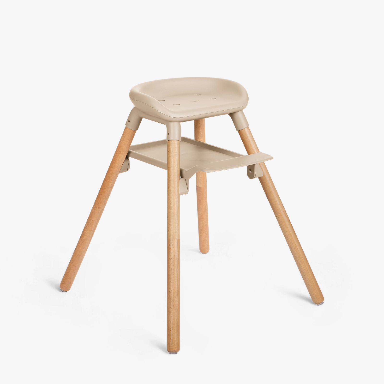 KikkaBoo Woody Beige 6in1 söötmistool - Pilt 4