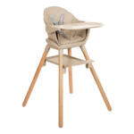 KikkaBoo Woody Beige 6in1 söötmistool