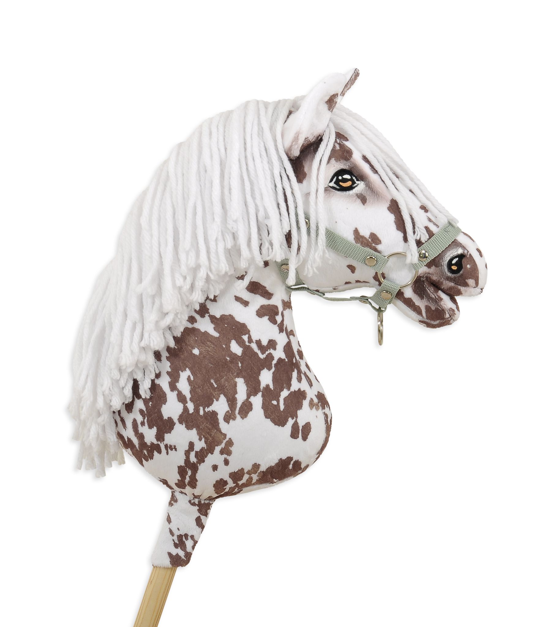 Super Hobby Horse Premium kepphobune A3 – pruun leopard, valge lakk - Pilt 2