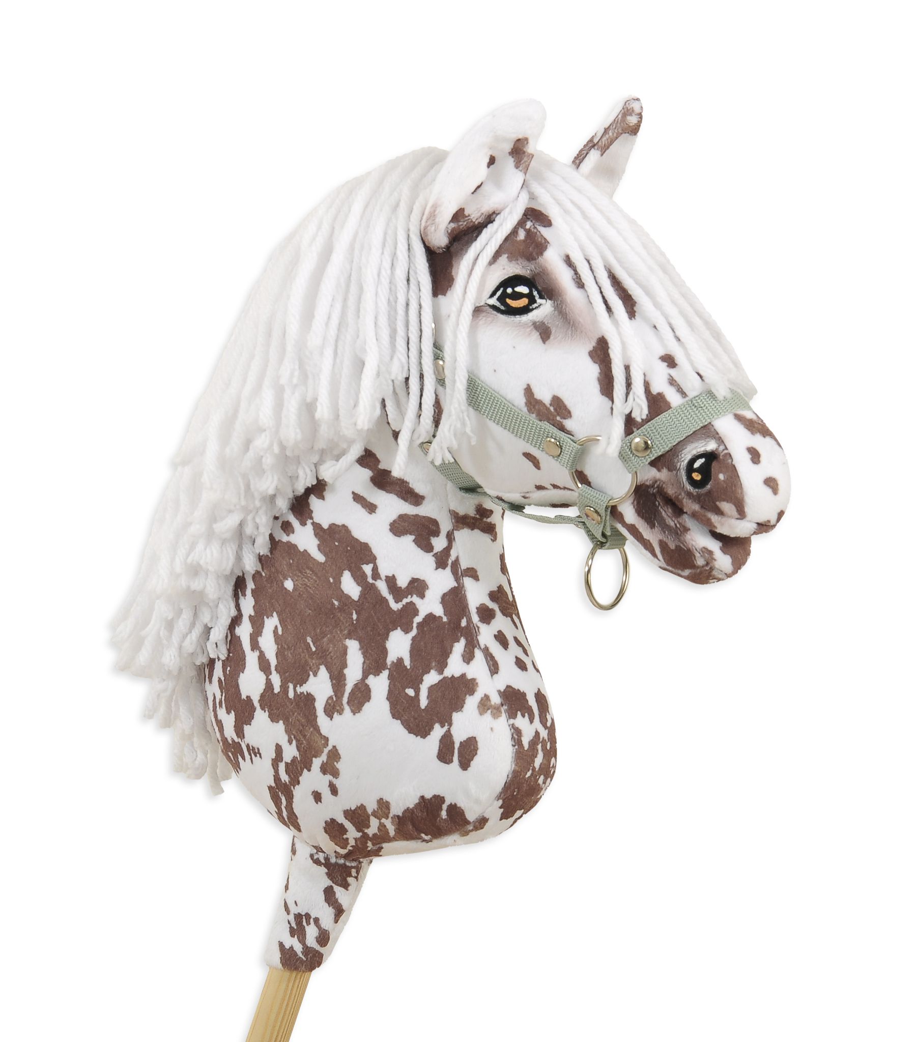 Super Hobby Horse Premium kepphobune A3 – pruun leopard, valge lakk - Pilt 4