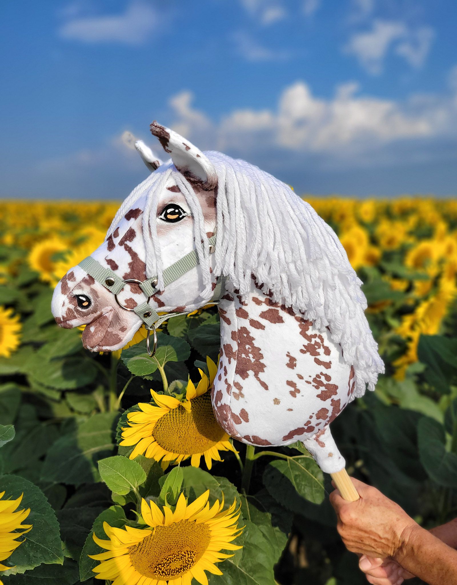 Super Hobby Horse Premium kepphobune A3 – pruun leopard, valge lakk - Pilt 6