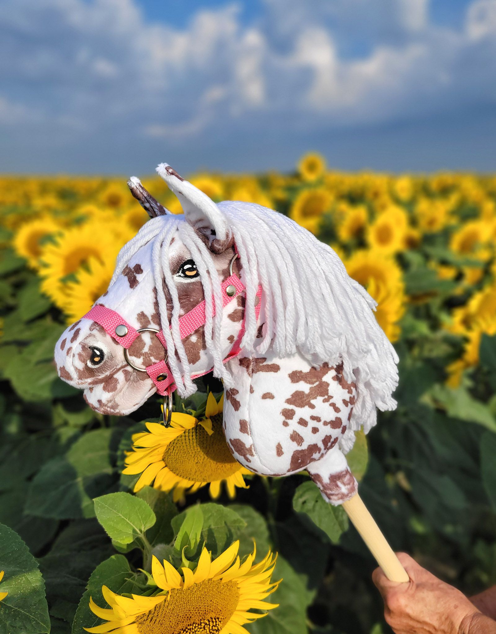 Super Hobby Horse Premium kepphobune A4 – pruun leopard, valge lakk - Pilt 6