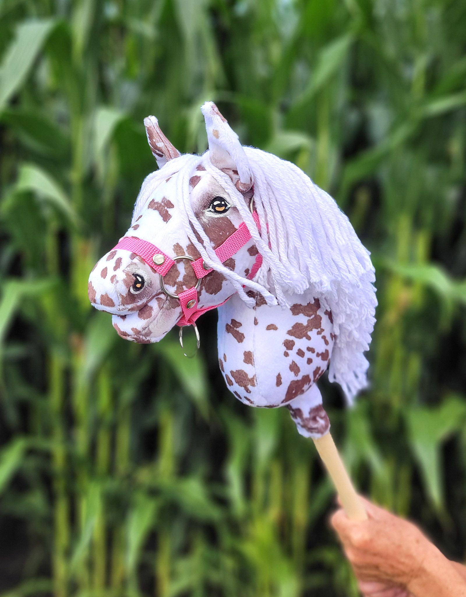 Super Hobby Horse Premium kepphobune A4 – pruun leopard, valge lakk - Pilt 7