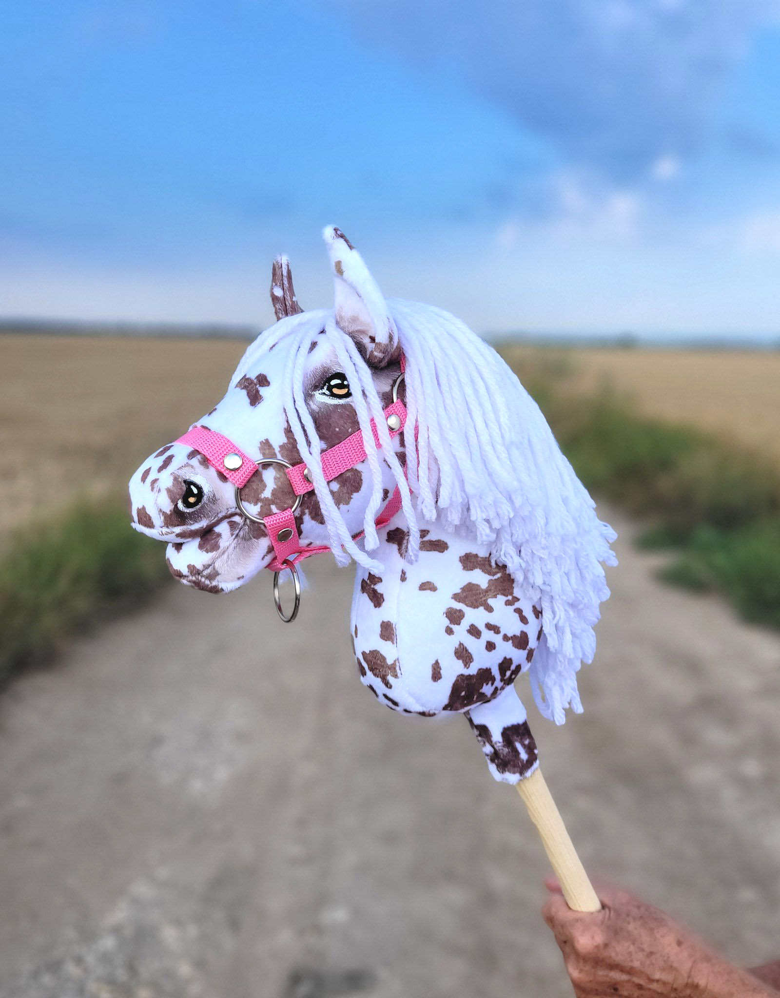 Super Hobby Horse Premium kepphobune A4 – pruun leopard, valge lakk - Pilt 8