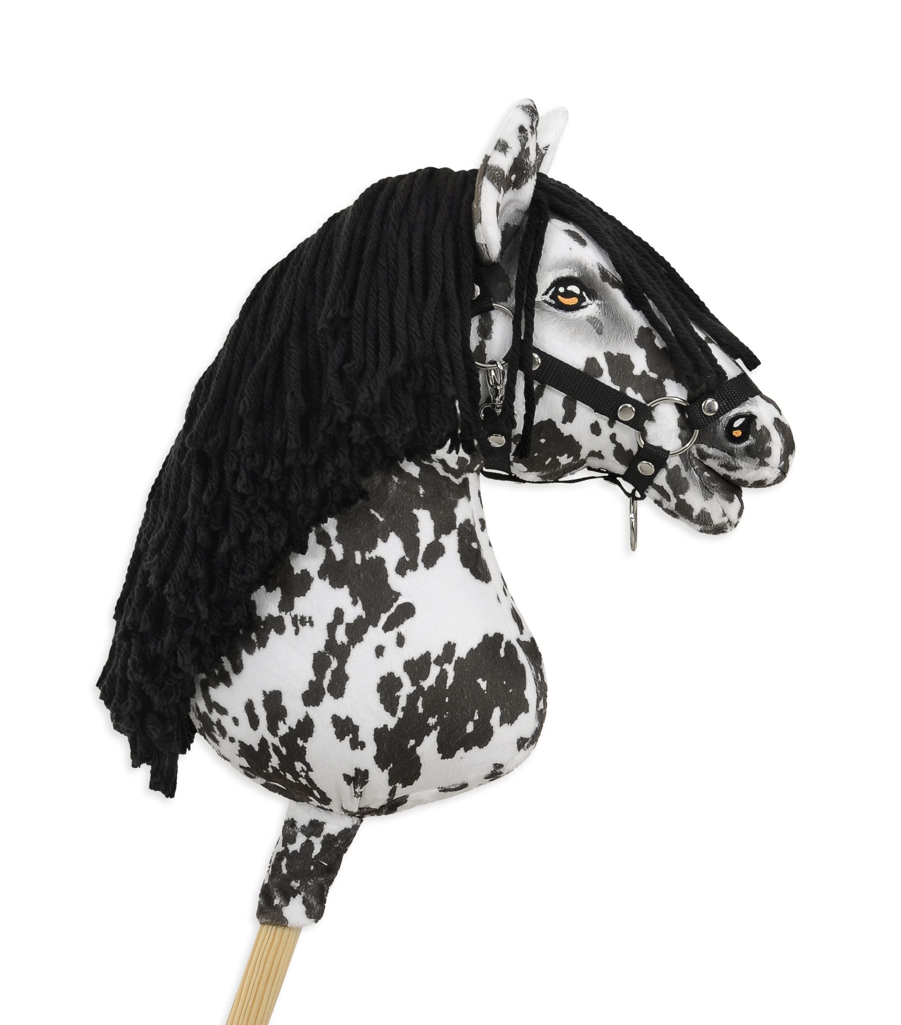 Super Hobby Horse Premium kepphobune A3 – leopard, must lakk - Pilt 2