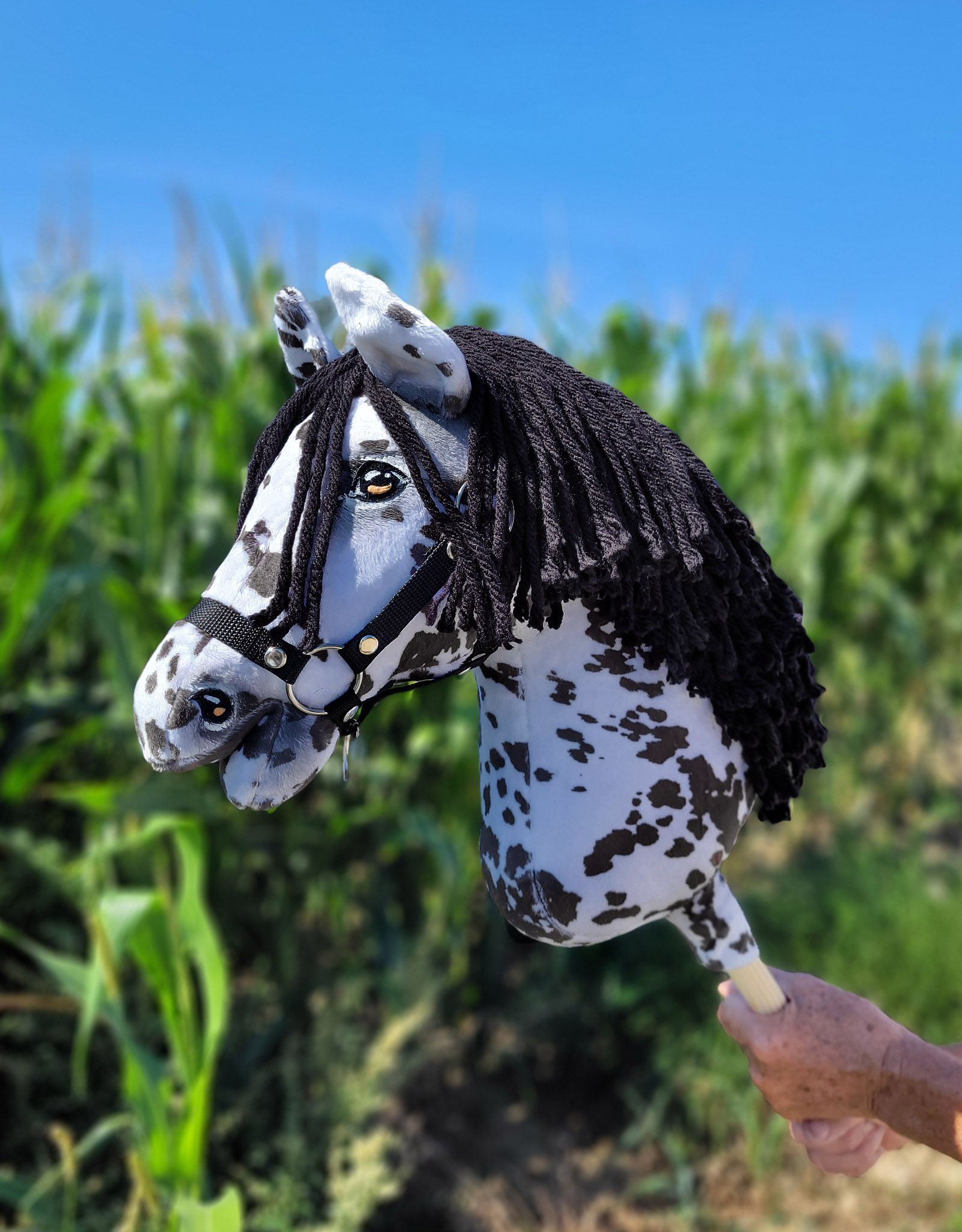 Super Hobby Horse Premium kepphobune A3 – leopard, must lakk - Pilt 6