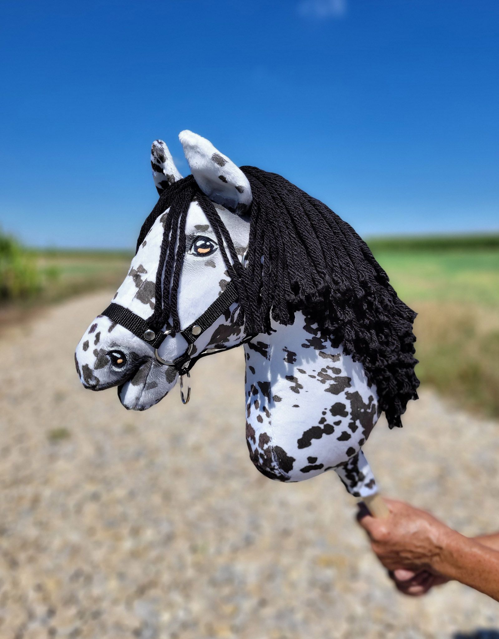 Super Hobby Horse Premium kepphobune A3 – leopard, must lakk - Pilt 7