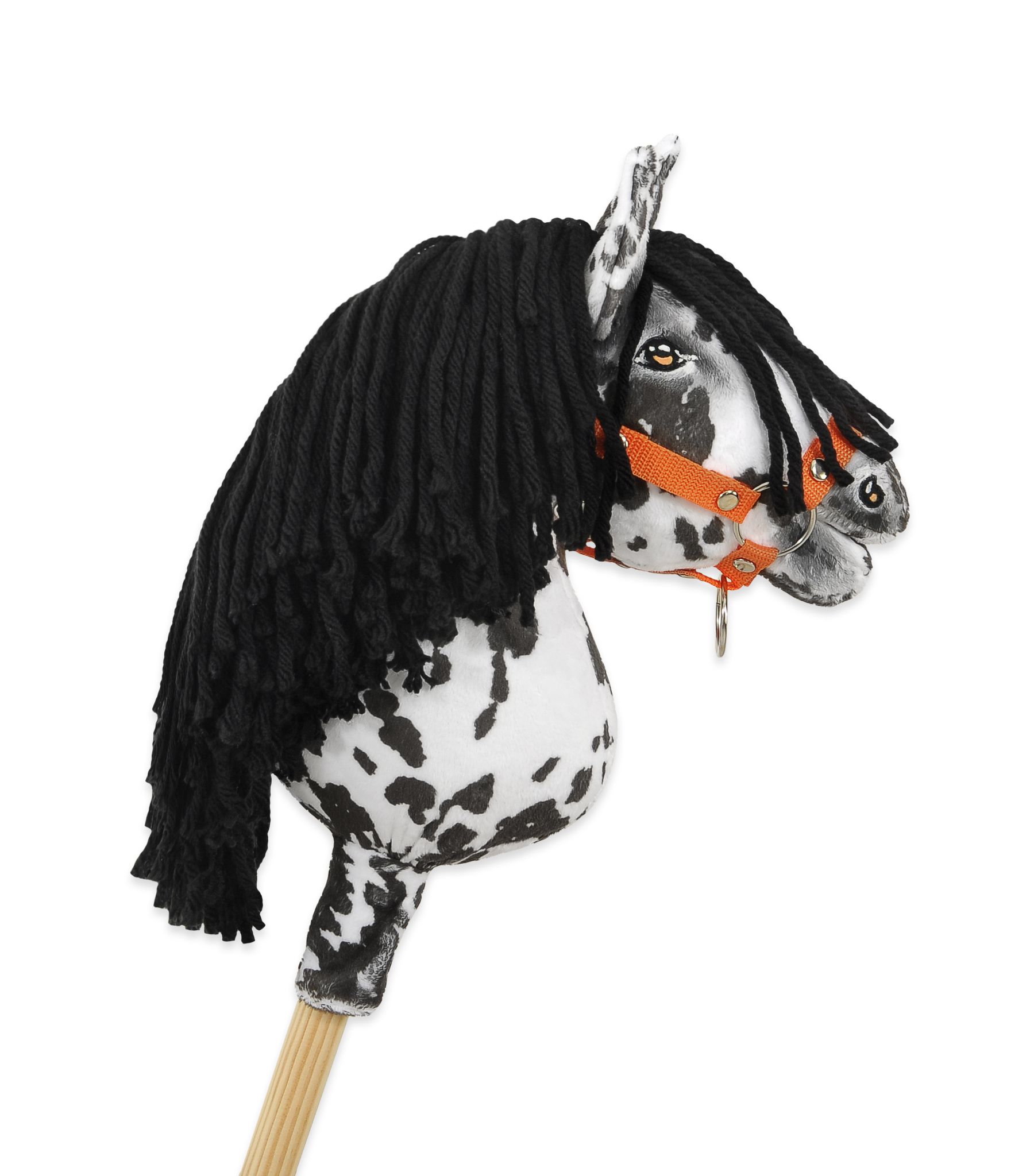 Super Hobby Horse Premium kepphobune A4 – leopard, must lakk - Pilt 3