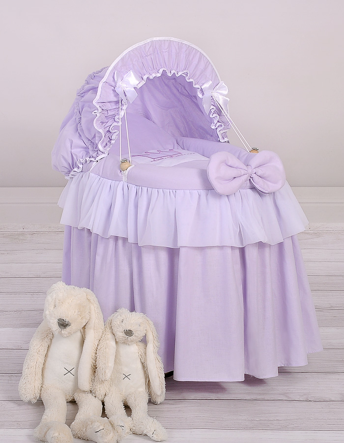 Punutud nukuhällkäru Little Princess, lilla - Pilt 3