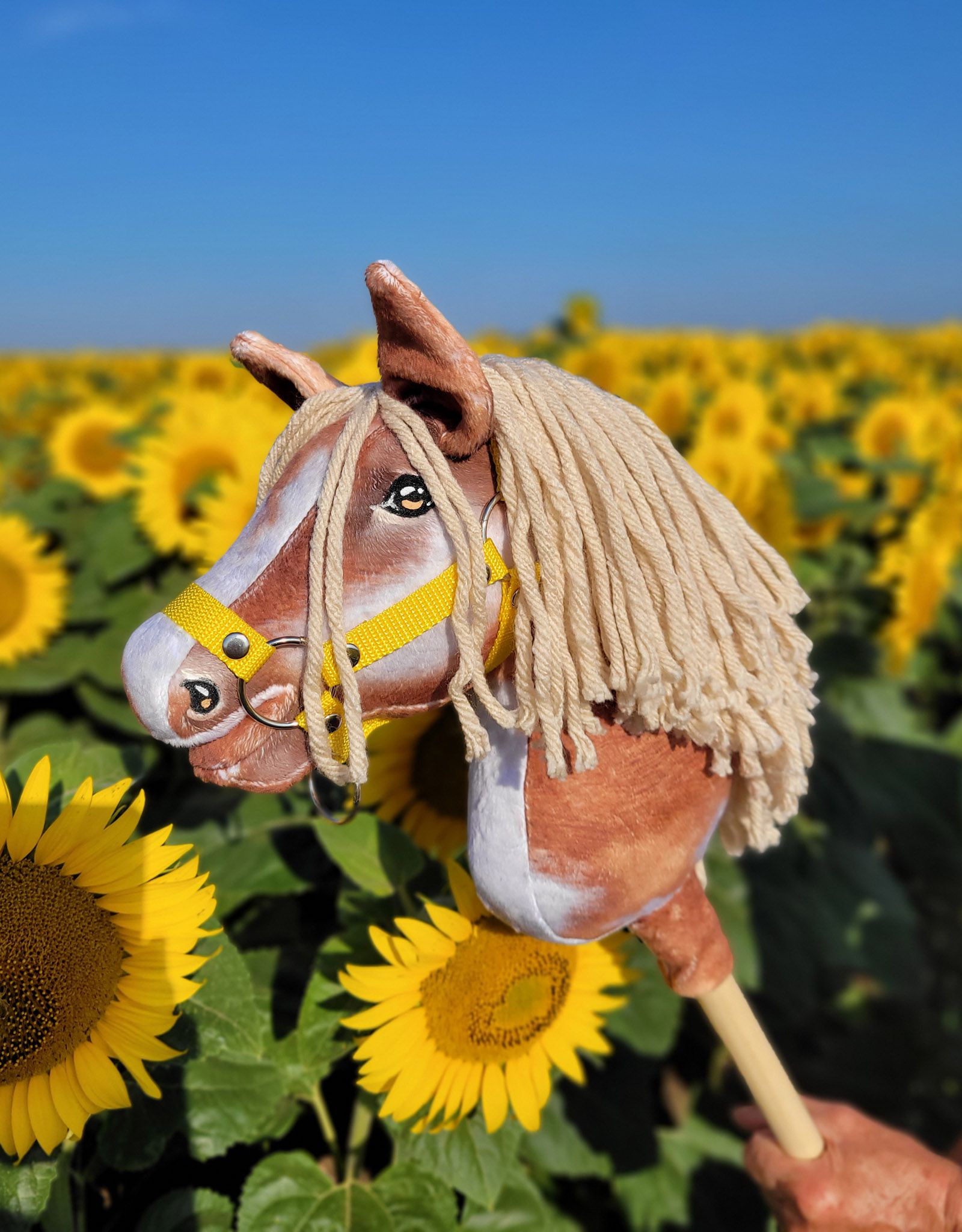 Super Hobby Horse Premium kepphobune A4 – tobiano kõrb, beež lakk - Pilt 6