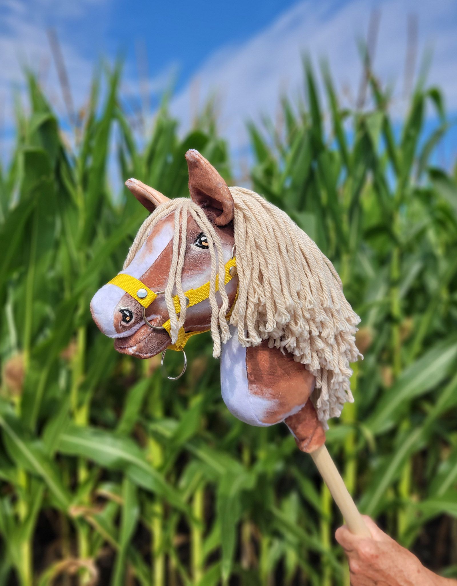 Super Hobby Horse Premium kepphobune A4 – tobiano kõrb, beež lakk - Pilt 8
