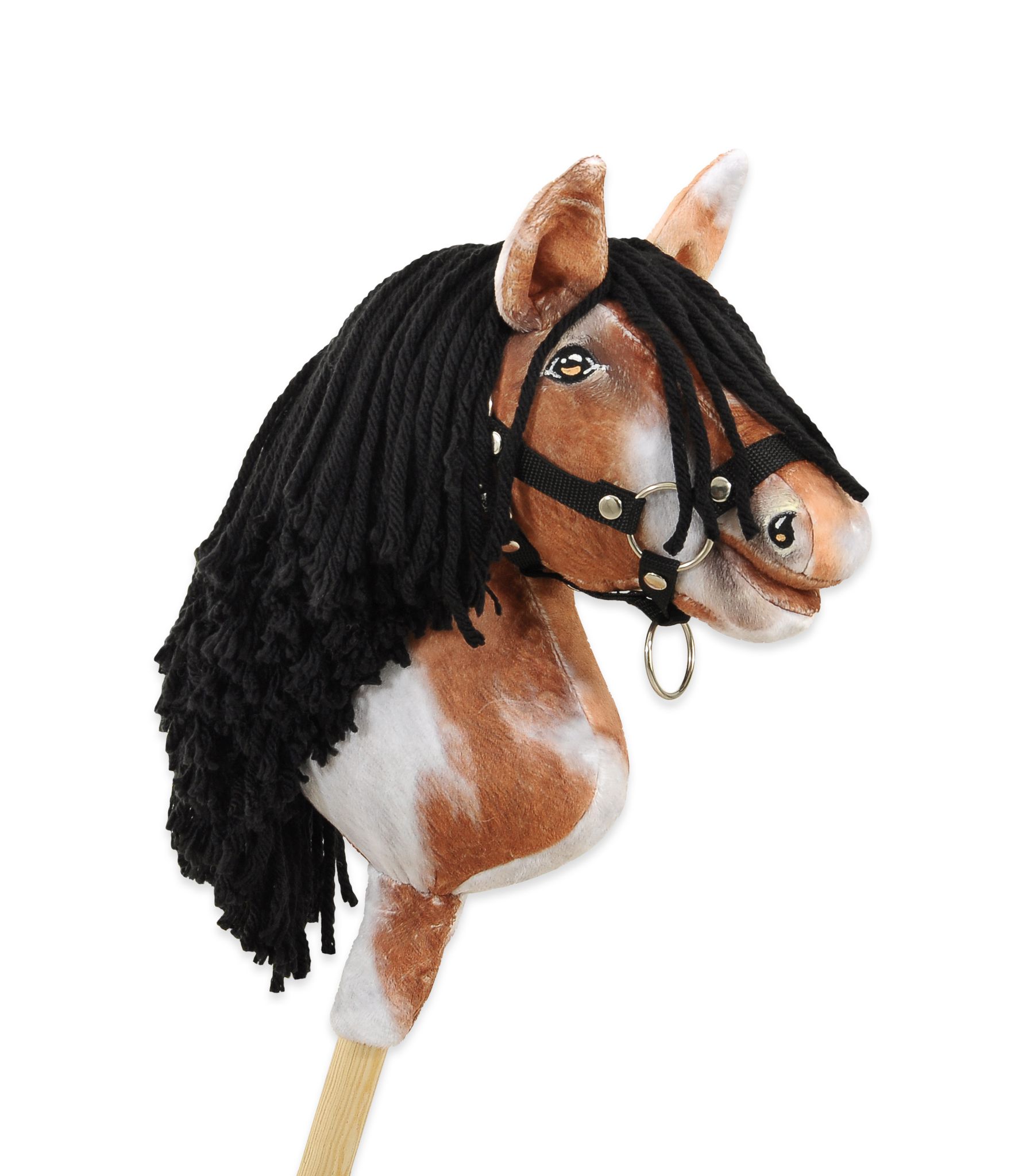 Super Hobby Horse Premium kepphobune A4 – tobiano kõrb, must lakk - Pilt 3