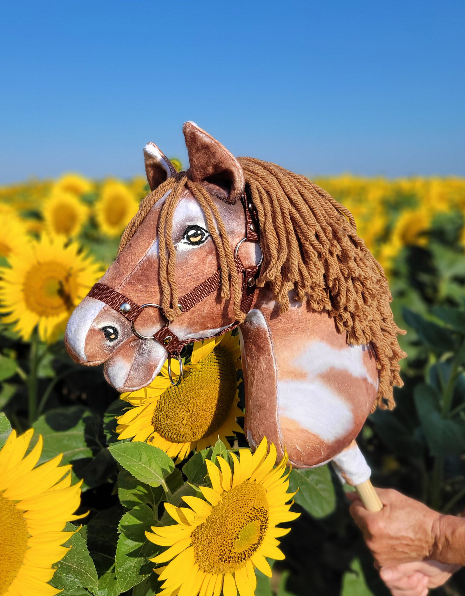 Super Hobby Horse Premium kepphobune A3 – tobiano, kõrb, pruun lakk - Pilt 8