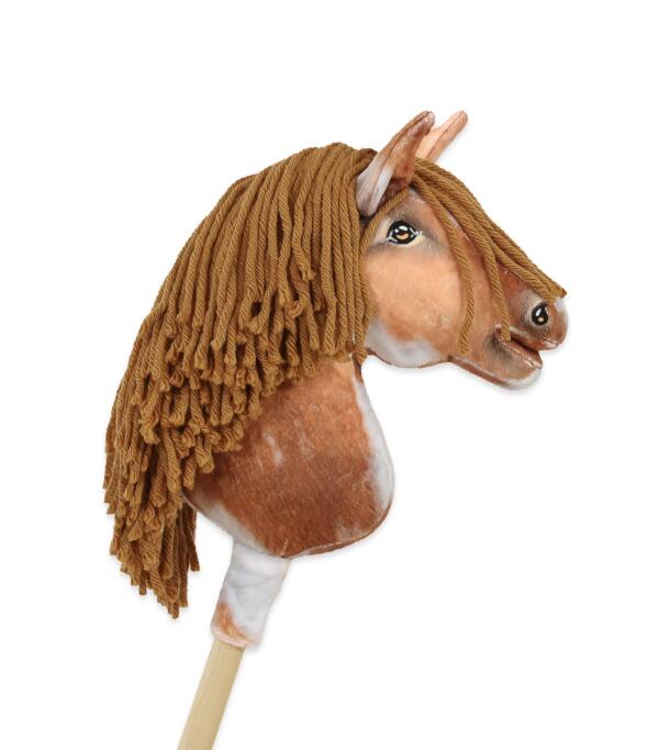 Super Hobby Horse Premium kepphobune A4 – tobiano kõrb, pruun lakk