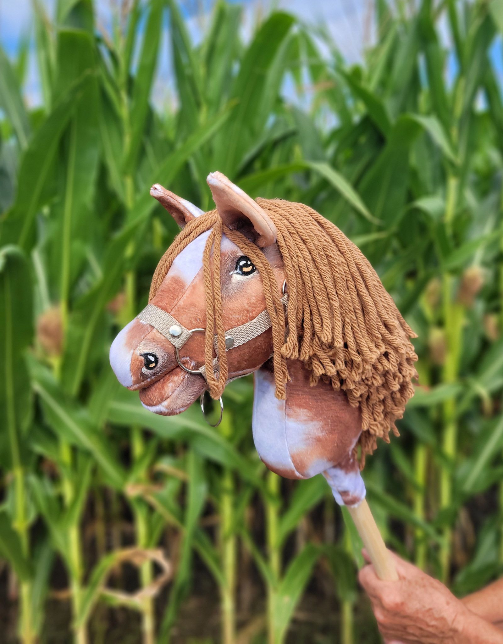 Super Hobby Horse Premium kepphobune A4 – tobiano kõrb, pruun lakk - Pilt 8