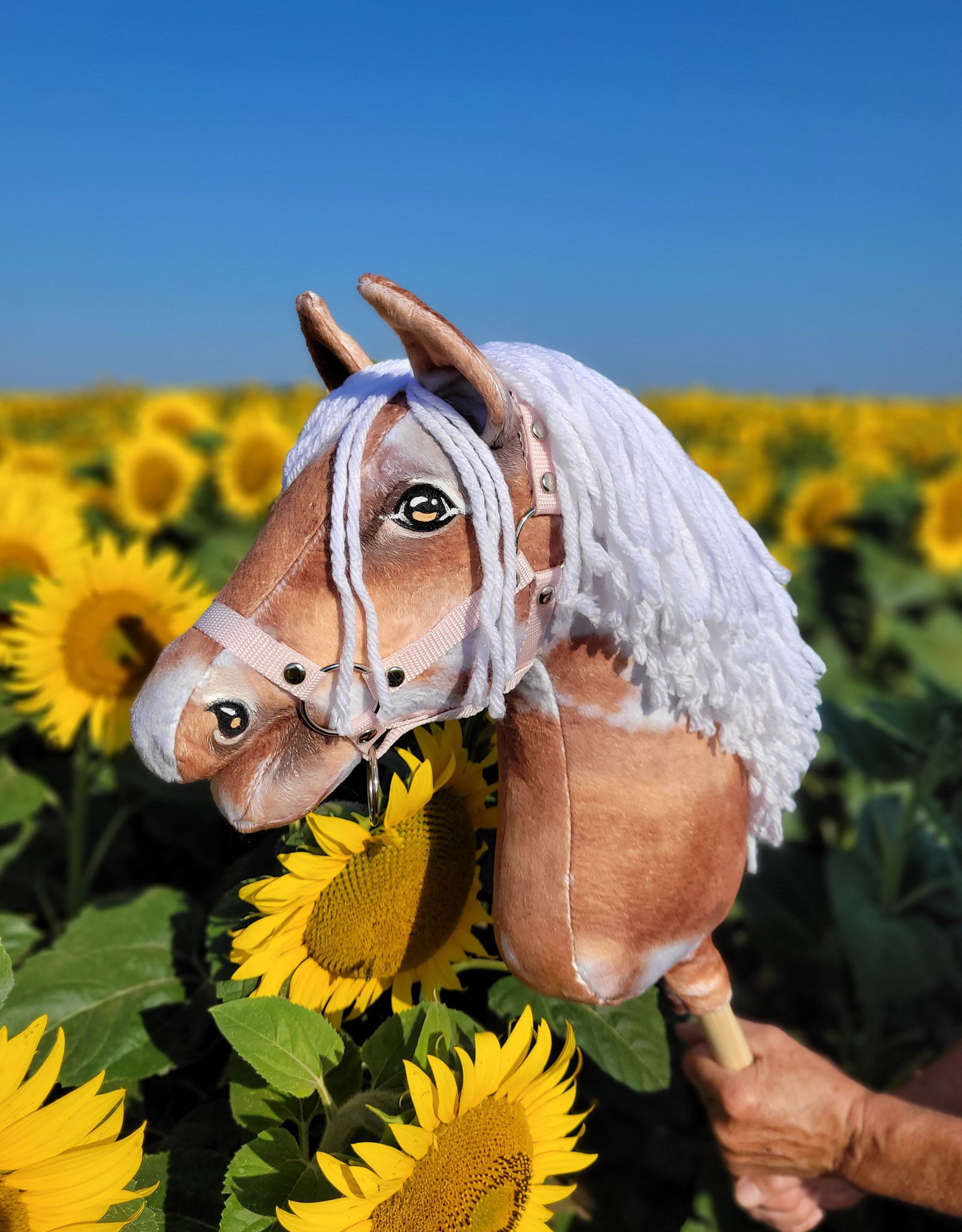 Super Hobby Horse Premium kepphobune A3 – tobiano kõrb, valge lakk - Pilt 8