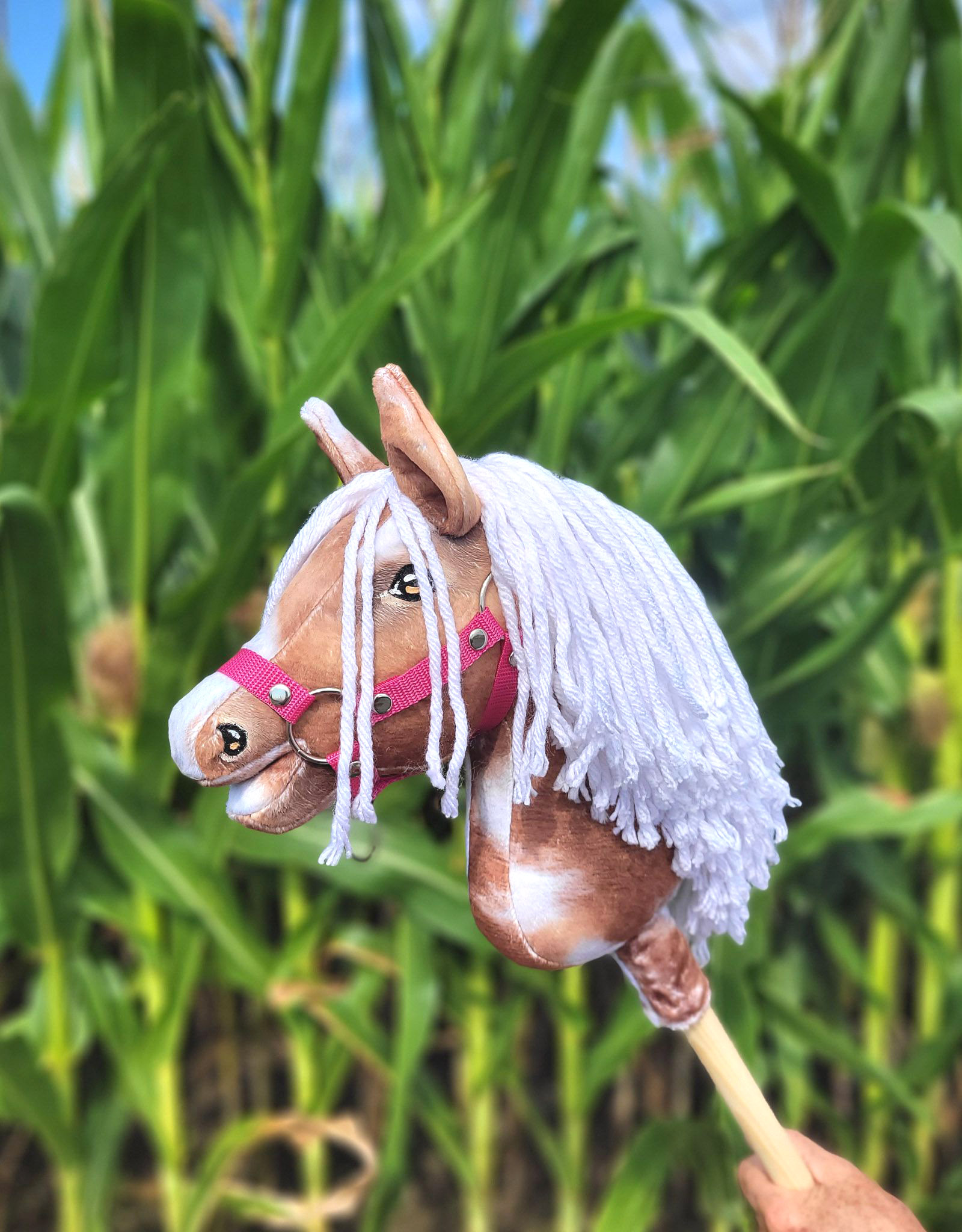 Super Hobby Horse Premium kepphobune A4 – tobiano kõrb, valge lakk - Pilt 8