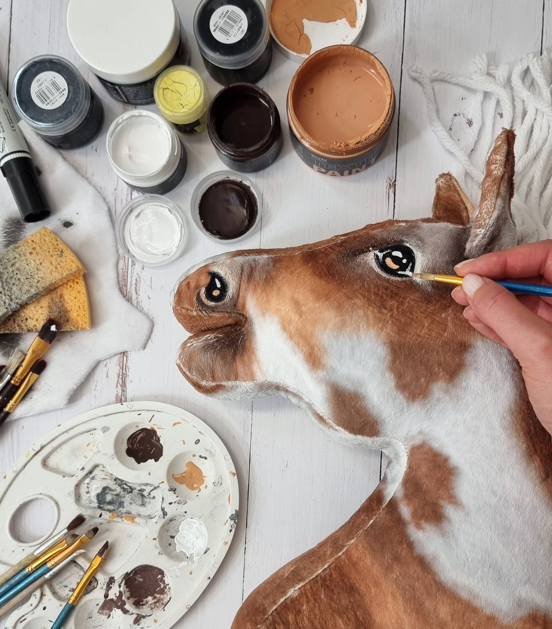 Super Hobby Horse Premium kepphobune A3 – tobiano kõrb, valge lakk - Pilt 3