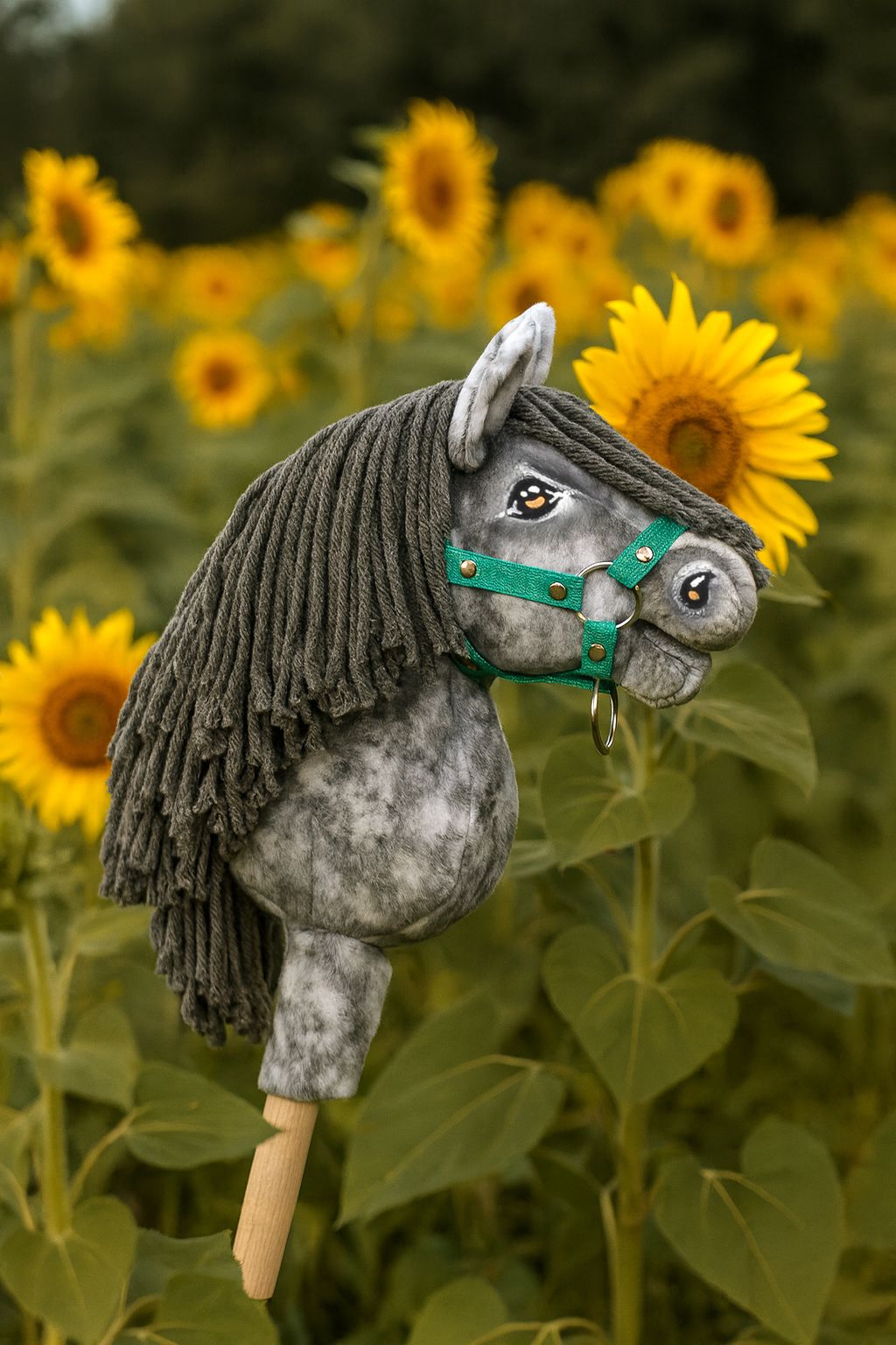 Super Hobby Horse Premium kepphobune A5 – täpiline hall, halli lakaga - Pilt 6