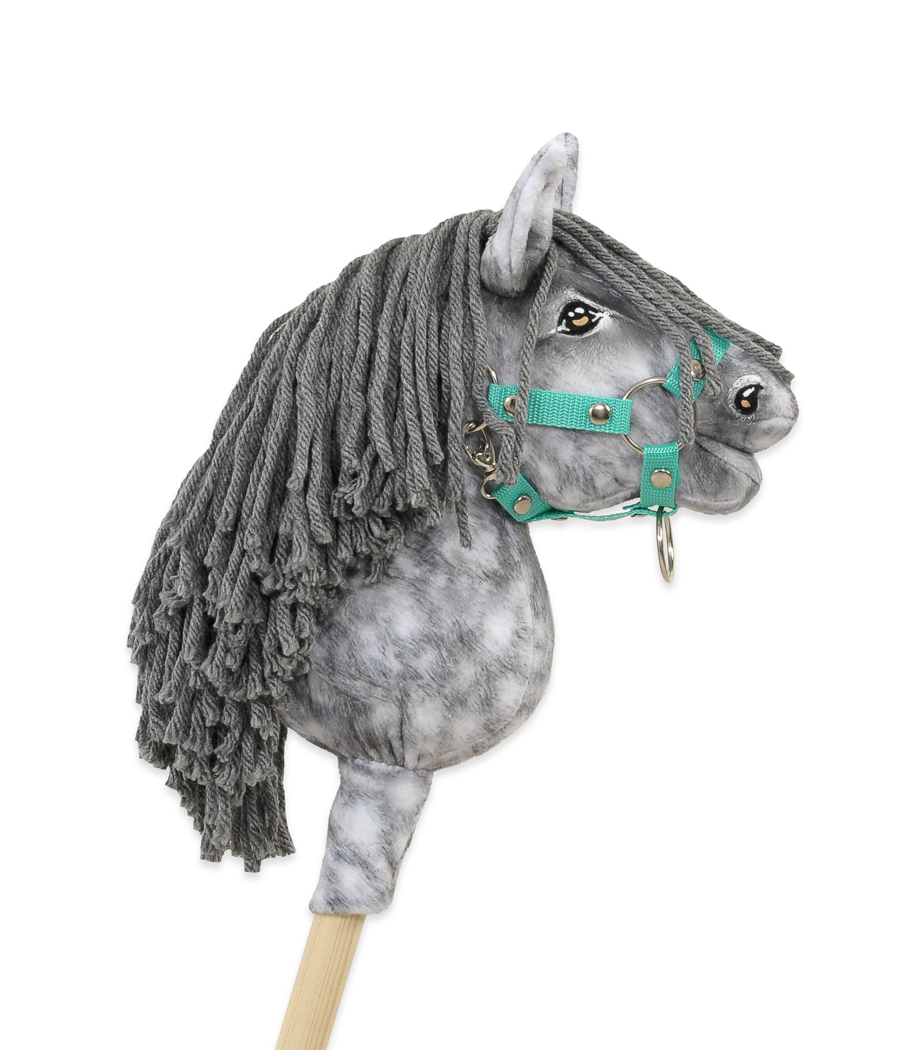 Super Hobby Horse Premium kepphobune A5 – täpiline hall, halli lakaga - Pilt 2