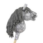Super Hobby Horse Premium kepphobune A5 – täpiline hall, halli lakaga