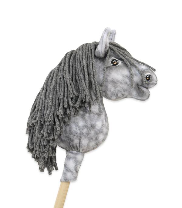 Super Hobby Horse Premium kepphobune A5 – täpiline hall, halli lakaga