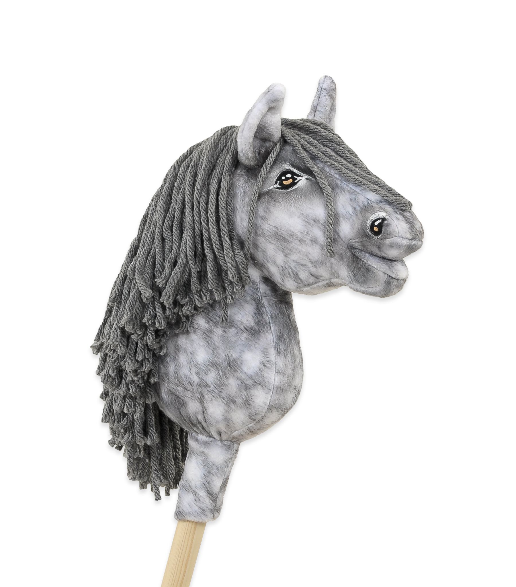 Super Hobby Horse Premium kepphobune A5 – täpiline hall, halli lakaga - Pilt 4